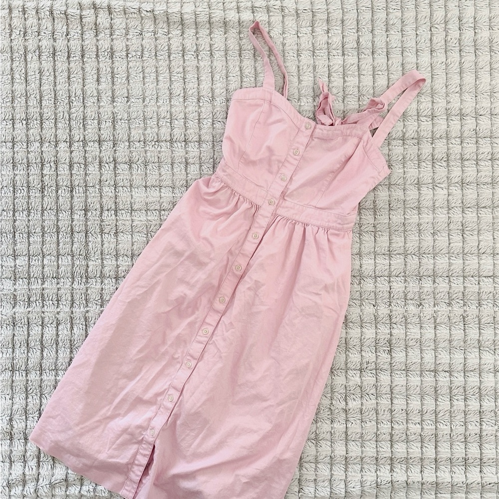 Madewell Fleur Bow-Back Dress - Picture 4 of 6